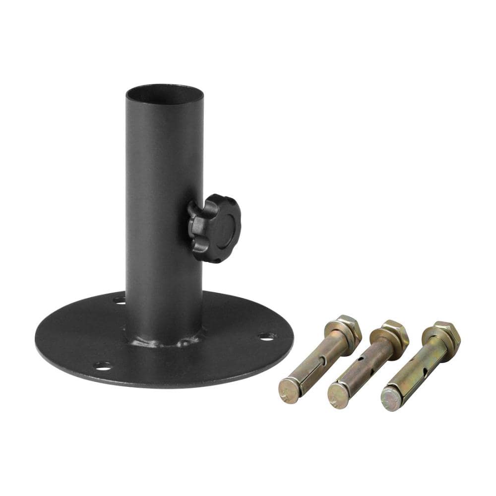 タカショー　ガディスアルミフェンス　ポール固定金具　ベースプレート