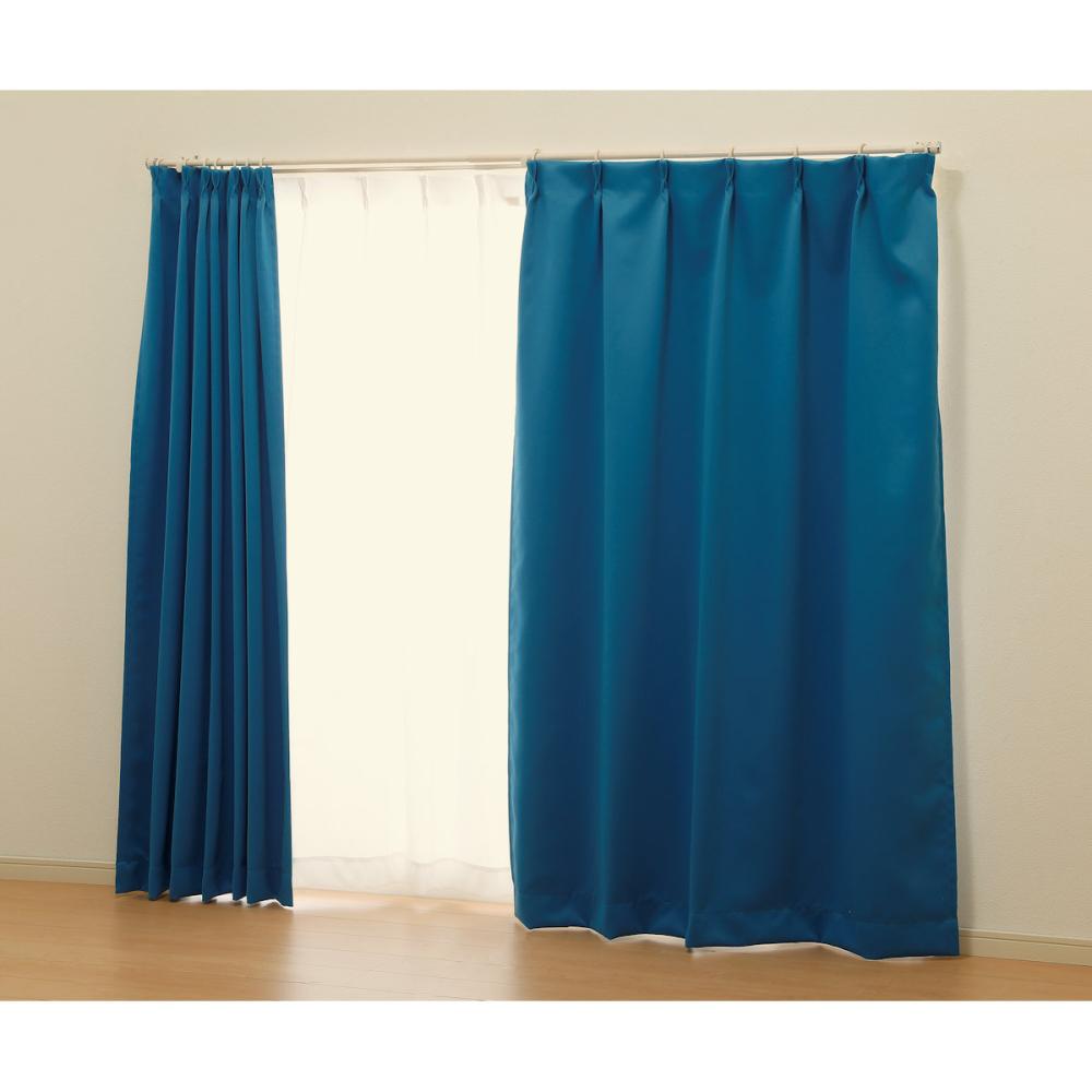 オーダーカーテン　ドレープカーテン　ベルーイ　マリンブルー
