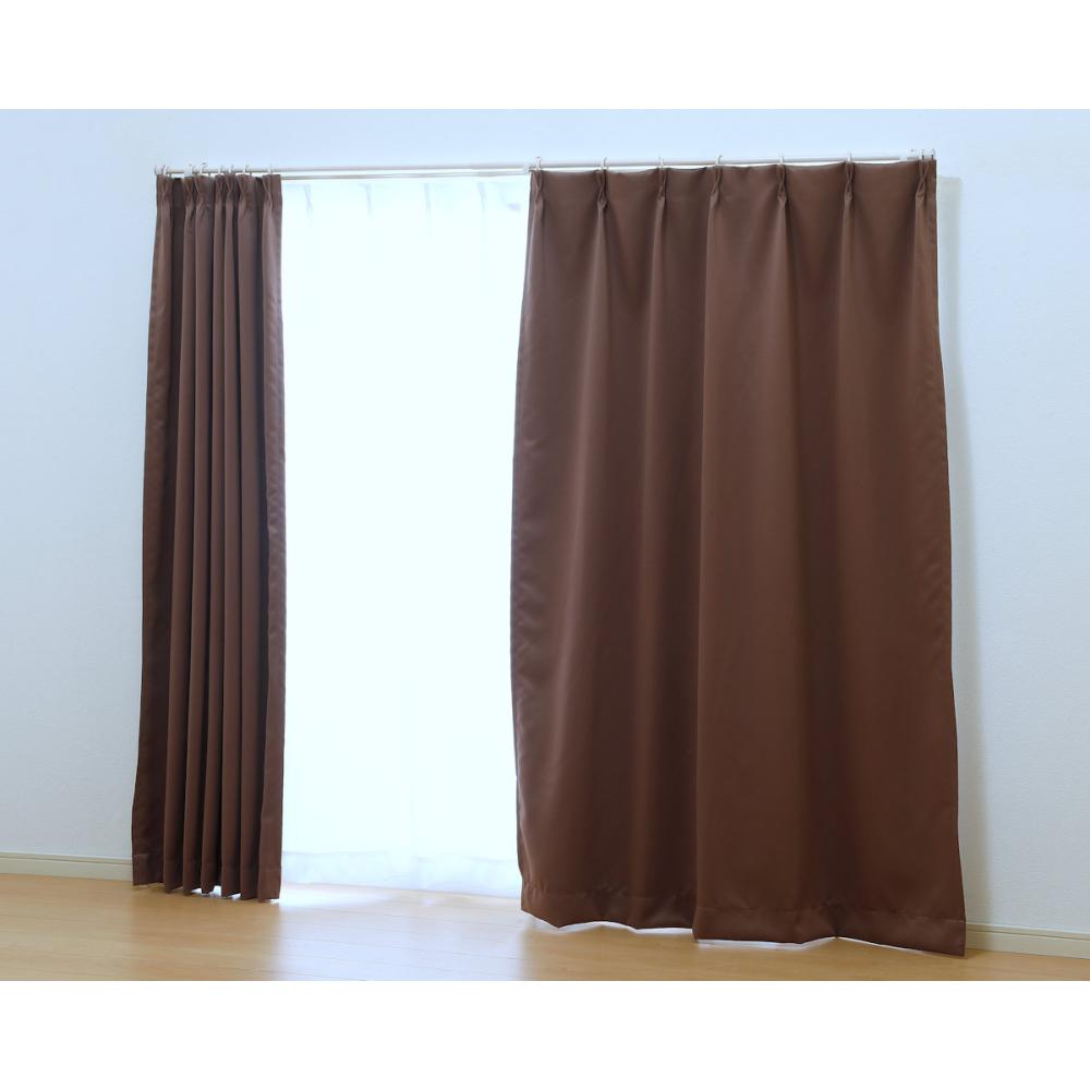 オーダーカーテン　ドレープカーテン　ベルーイ　ブラウン