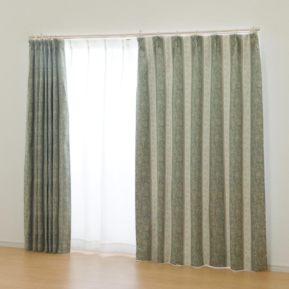オーダーカーテン　ドレープカーテン　エジンバラ　グリーン