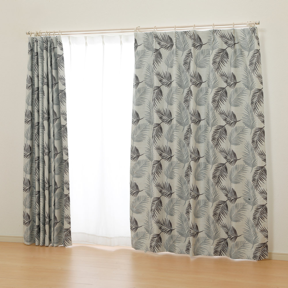 オーダーカーテン　ドレープカーテン　シーダ　ブラック