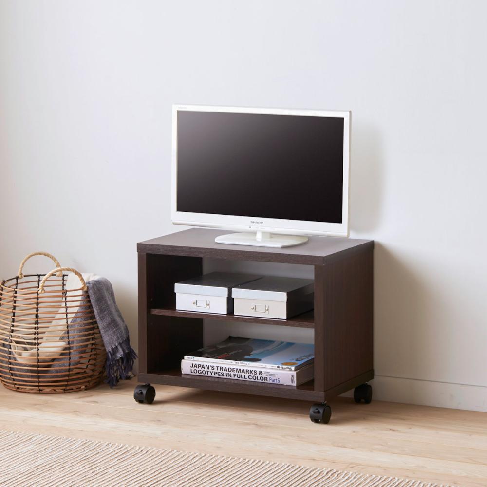 白井産業　テレビ台　フルニコ　ダークブラウン　幅５０．２×高さ３９．４×奥行２９．４ｃｍ　ＦＵＬ－４０５０ＴＶ　ＤＫ