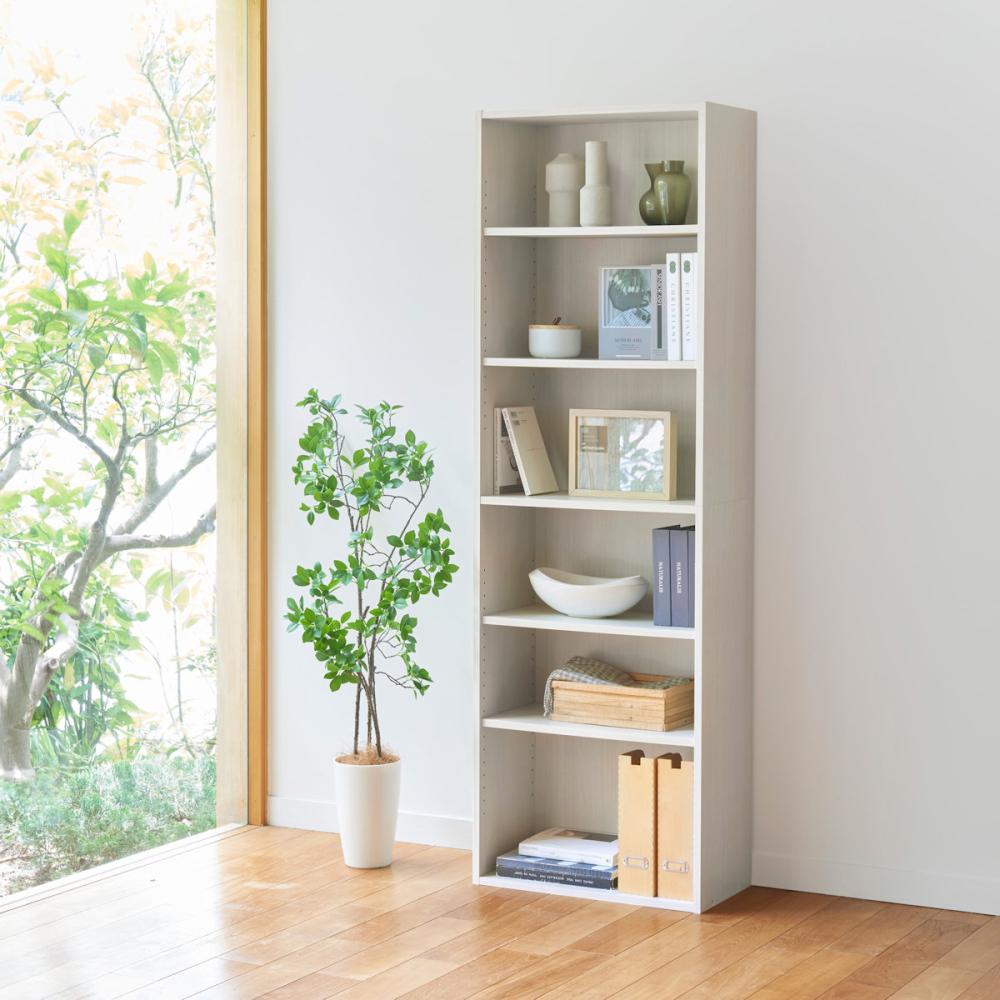 白井産業　オープンラック　フルニコ　ホワイト　幅５８．１×高さ７９．７×奥行２９．２ｃｍ　ＦＵＬ－１８６０　ＷＨ