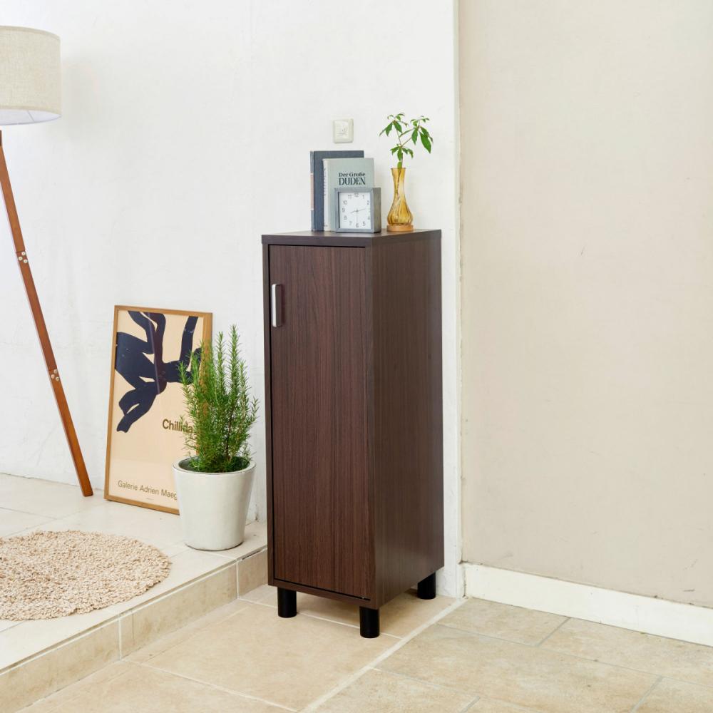 白井産業　下駄箱　フルニコ　ダークブラウン　幅３２．８×高さ９９×奥行３６．４ｃｍ　ＦＵＬ－１０３５Ｄ　ＤＫ