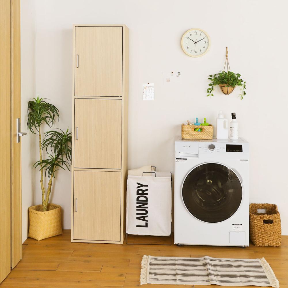 白井産業　ラック　フルニコ　ナチュラル　幅４３×高さ７９．７×奥行３９．３ｃｍ　ＦＵＬ－１８４５　３Ｄ　ＮＡ