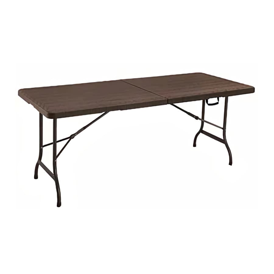 Ｂｒｅｅｚｙ　Ｇｒｅｅｎ　木目調折り畳みガーデンテーブル