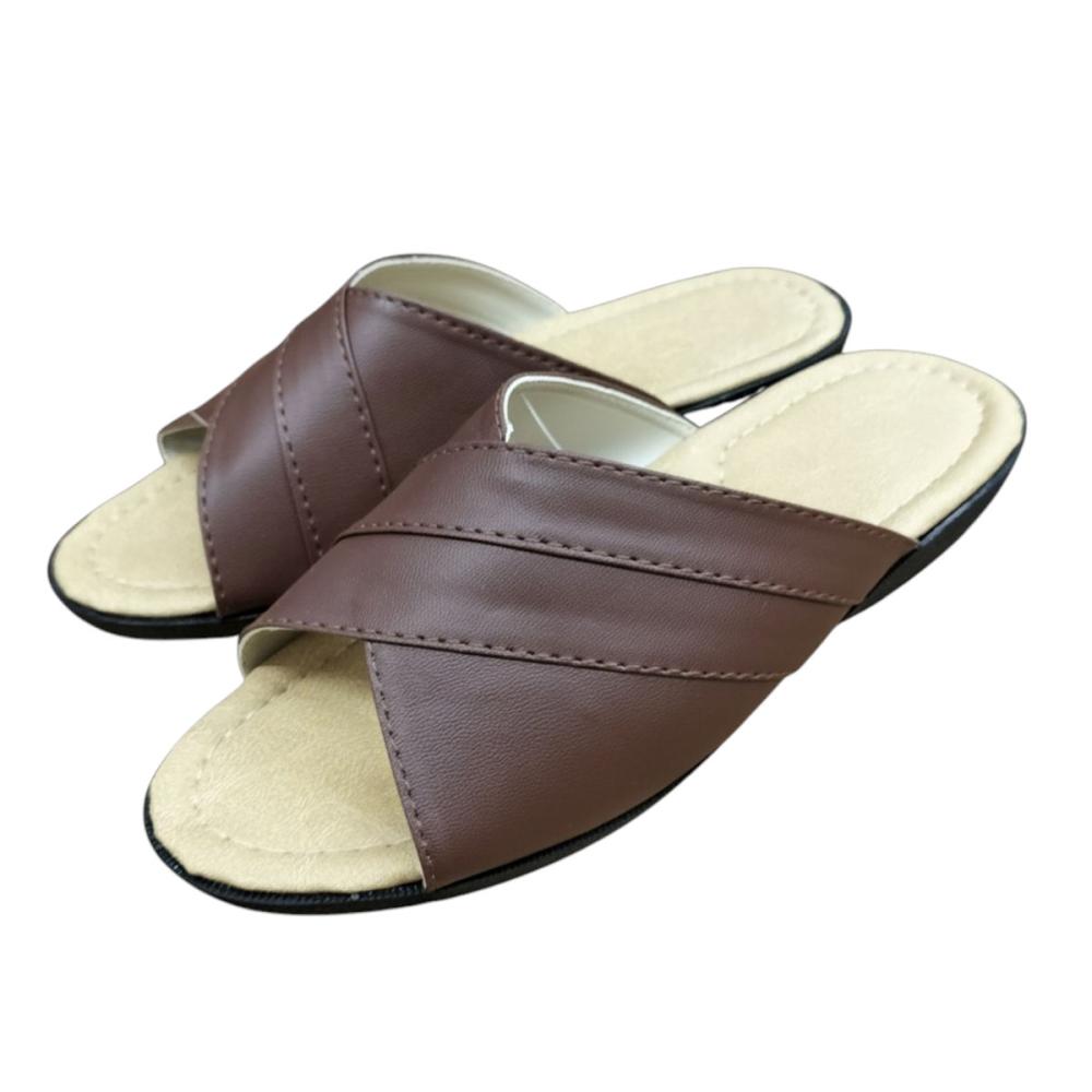 你的品牌名　婦人　前あきヘップサンダル　ゴム底　Ｓ　２４～２５ｃｍ