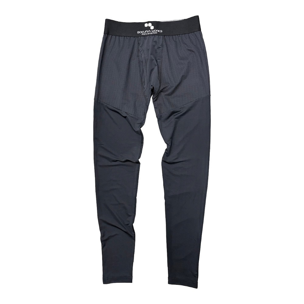 ボクラワークス　風通るメッシュレギンス　ブラック　Ｍ　３６１９