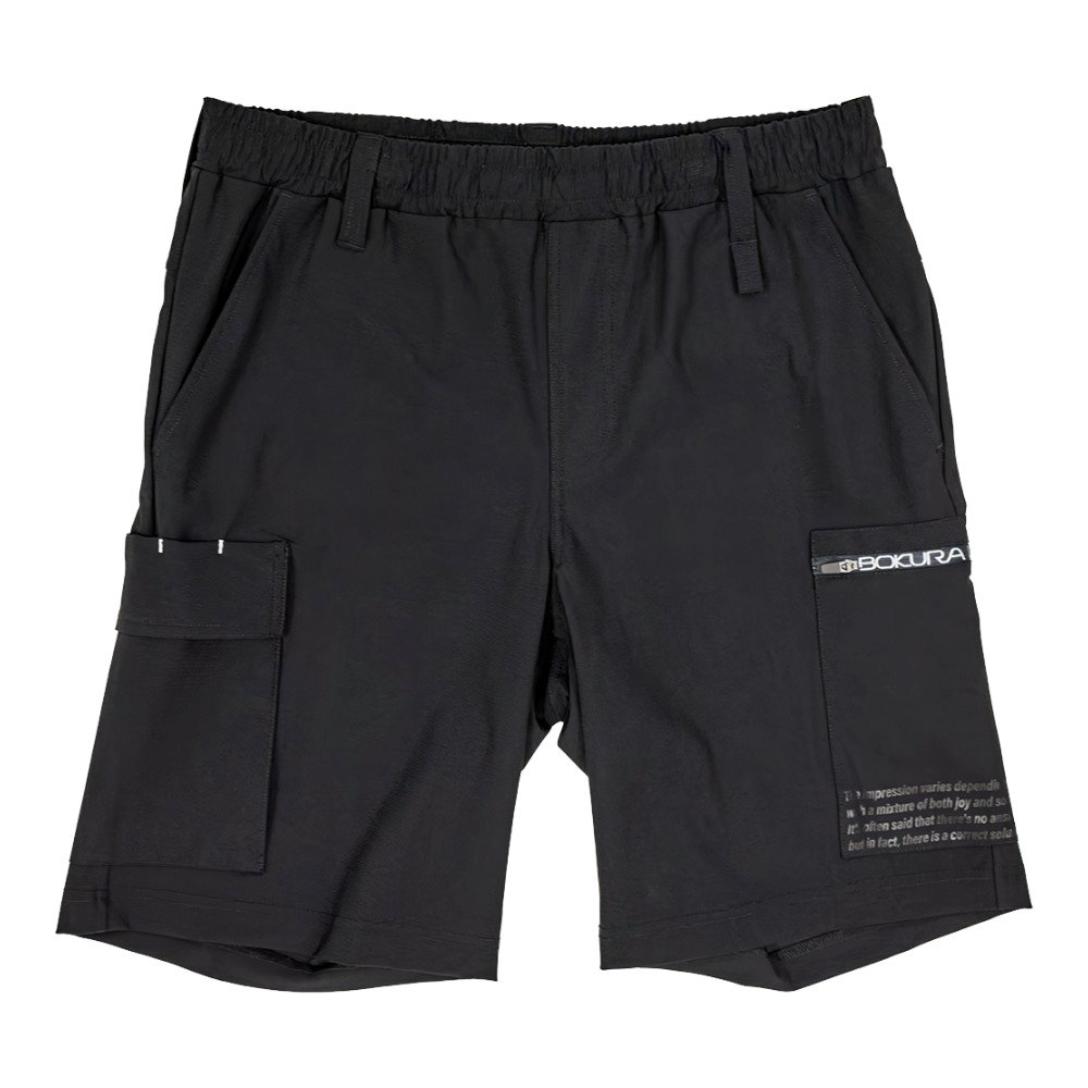 ボクラワークス　ナイロンカーゴハーフパンツ　ブラック　Ｍ　３６３１
