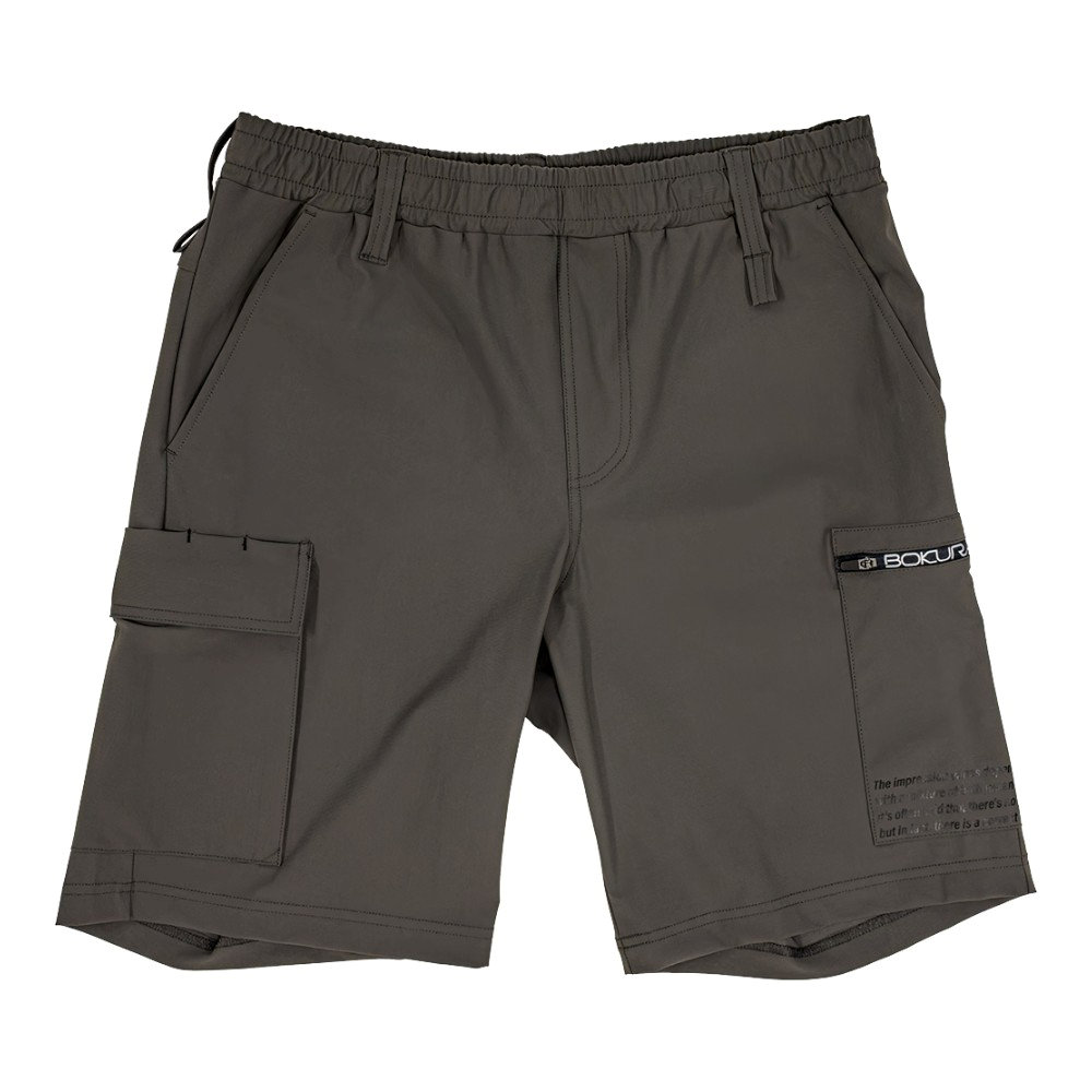 ボクラワークス　ナイロンカーゴハーフパンツ　チャコール　Ｌ　３６３１