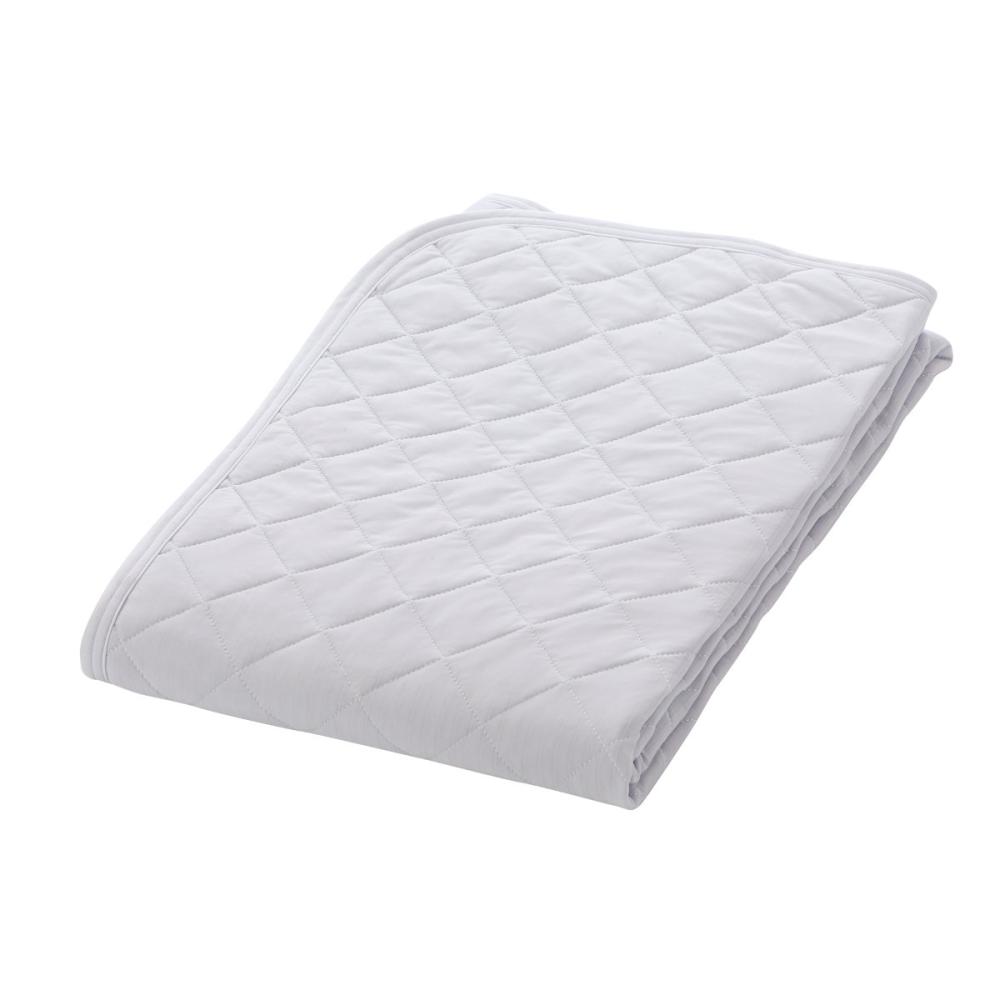 アテーナライフ　涼プラス冷感　ひんやり敷きパッド　パープル　シングル　１００×２００ｃｍ