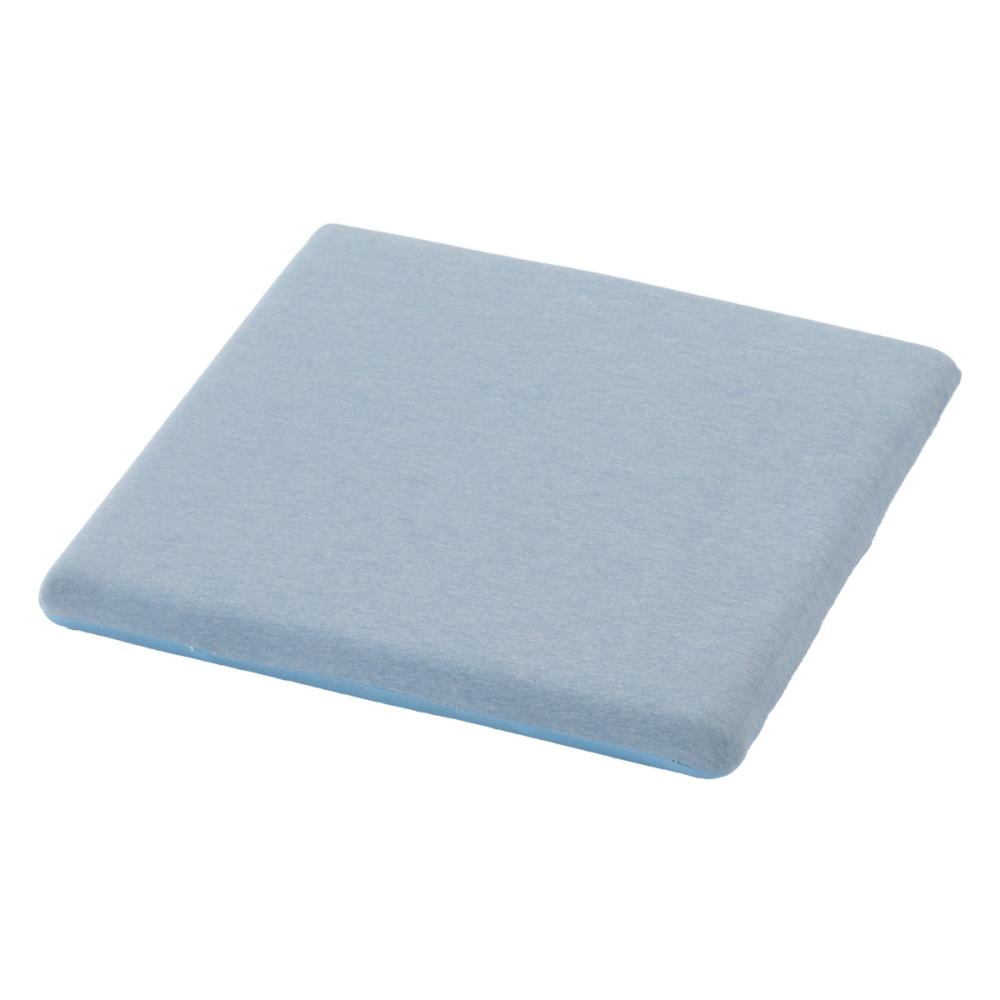 アテーナライフ　涼プラス冷感　ひんやりモチモチ　低反発シートクッション　ブルー