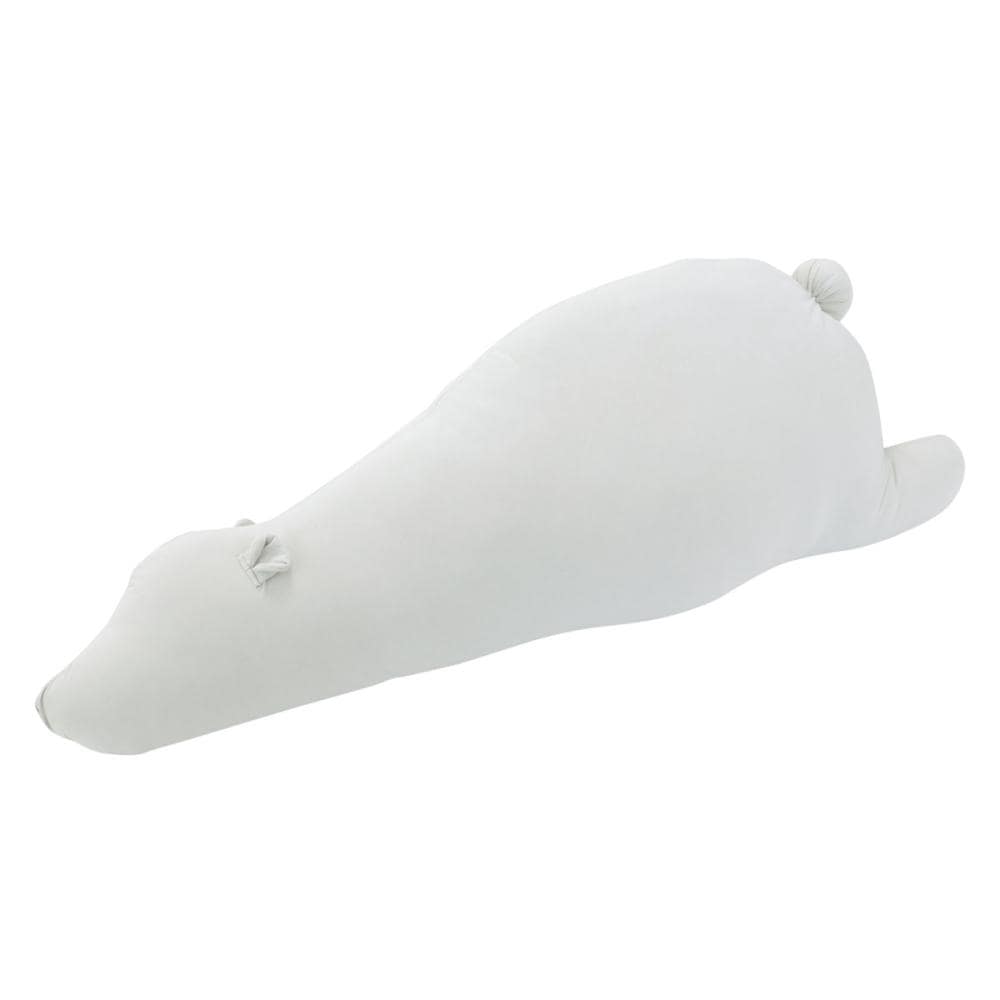 アテーナライフ　涼プラス冷感　ひんやりモチモチ　抱き枕　シロクマ　　グレー