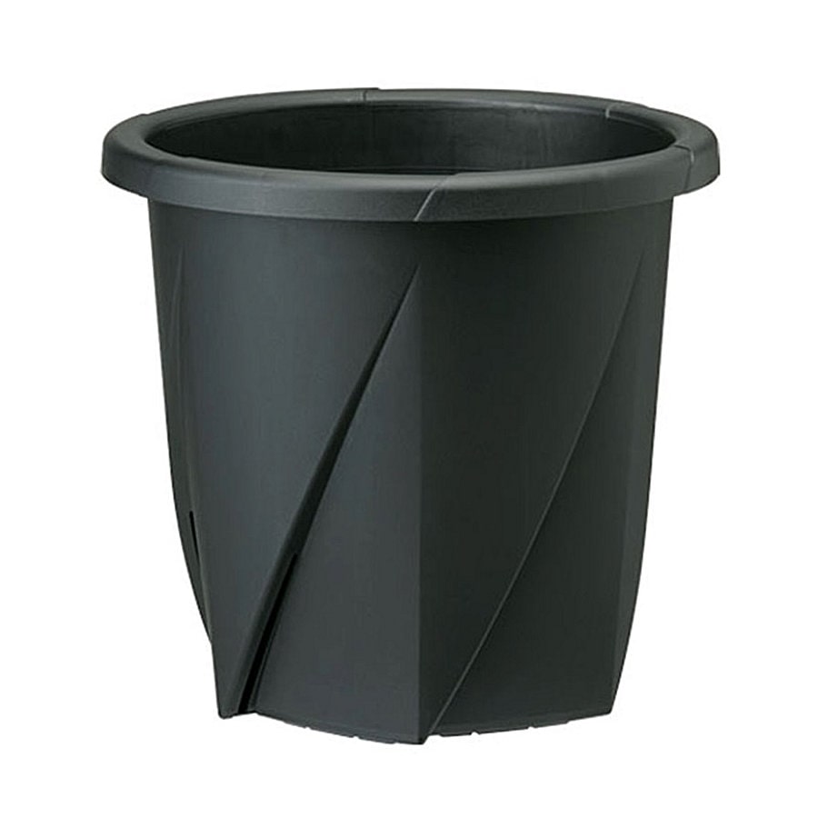 大和プラスチック　根はりポット　６号１８型　ブラック