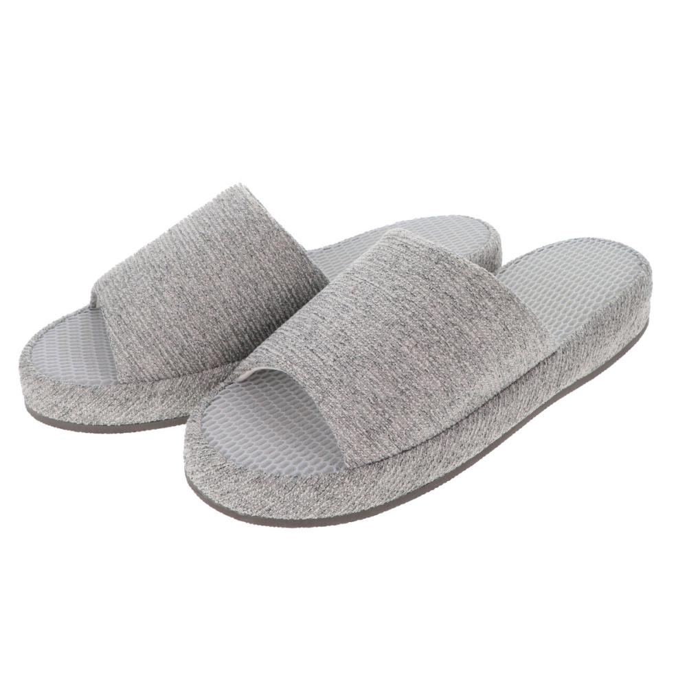 アテーナライフ　コンフォートダブルメッシュスリッパ　グレー　Ｌ