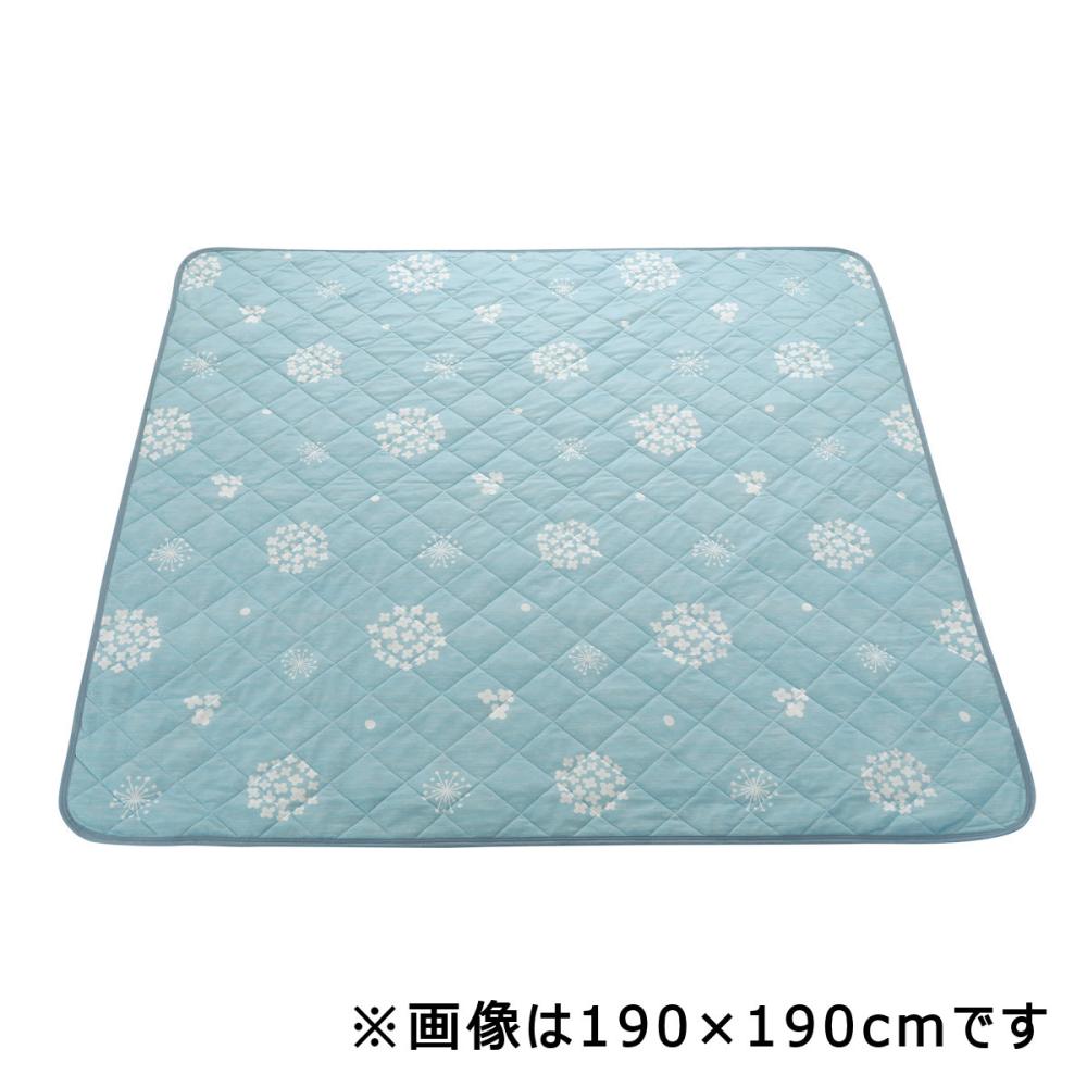 アテーナライフ　涼プラス冷感　ひんやりマルチカバー　パフ　１９０×２４０ｃｍ