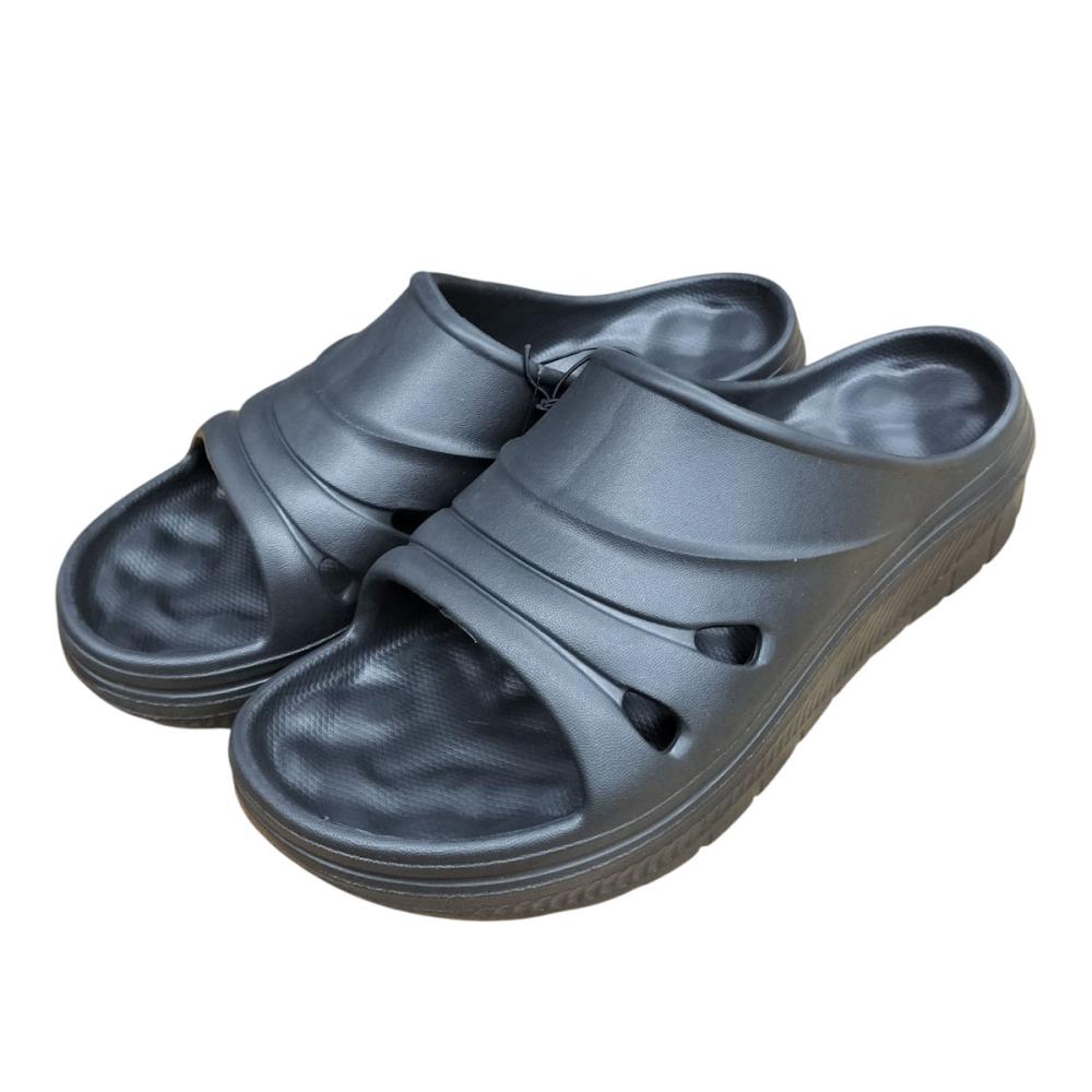 你的品牌名　ライトスライドサンダル　ブラック　Ｌ　２６～２７ｃｍ