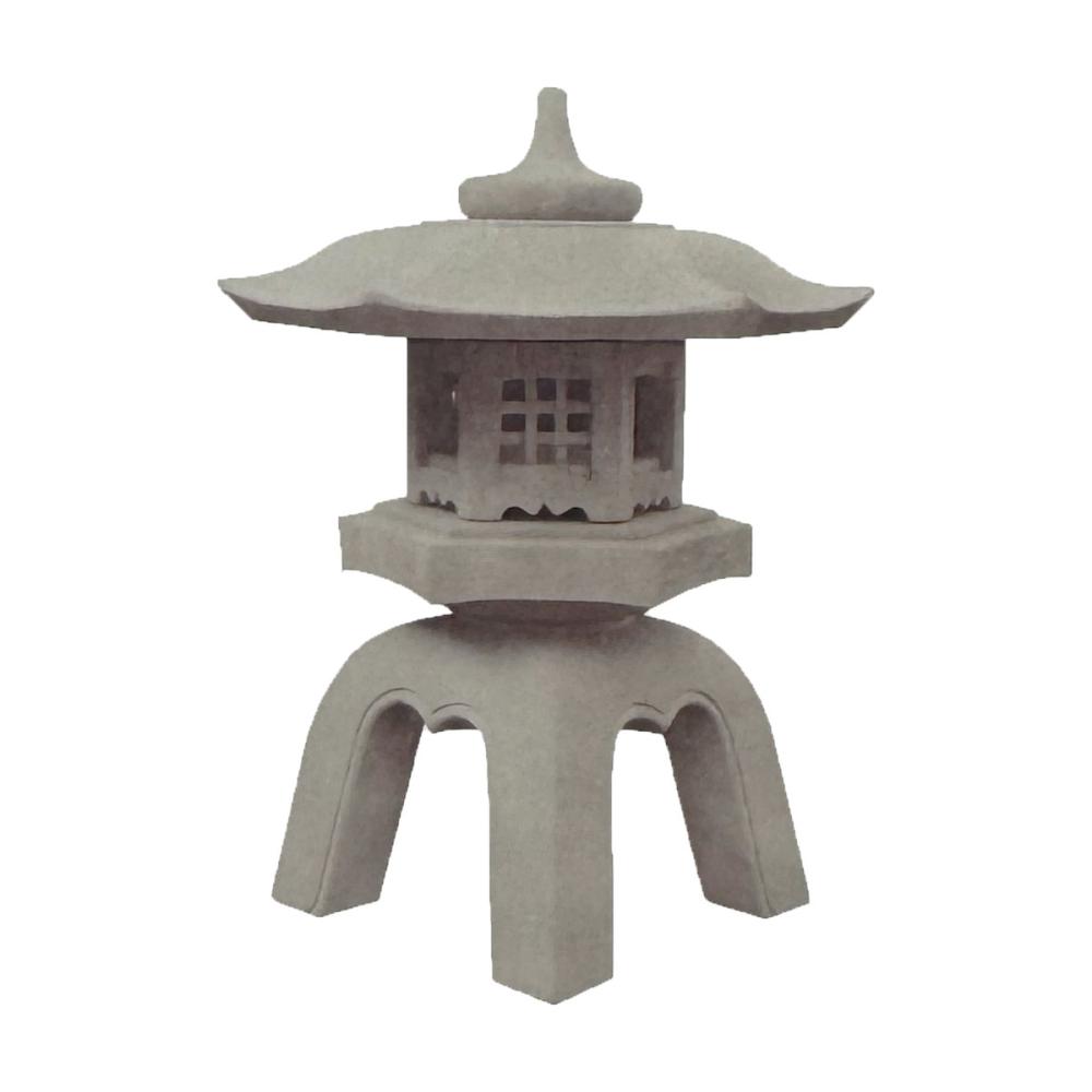 大光産業　灯篭　出雲石　六角雪見形　２尺