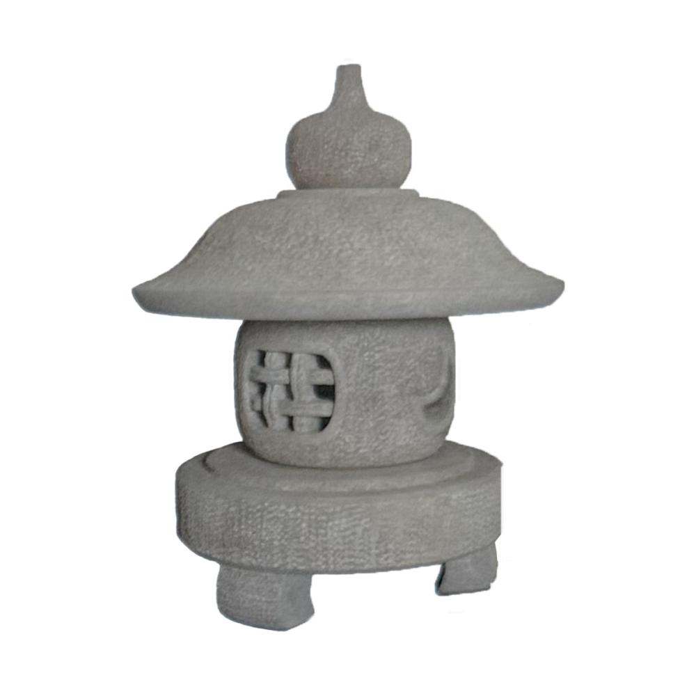 大光産業　灯篭　出雲石　丸形置灯篭　１．５尺