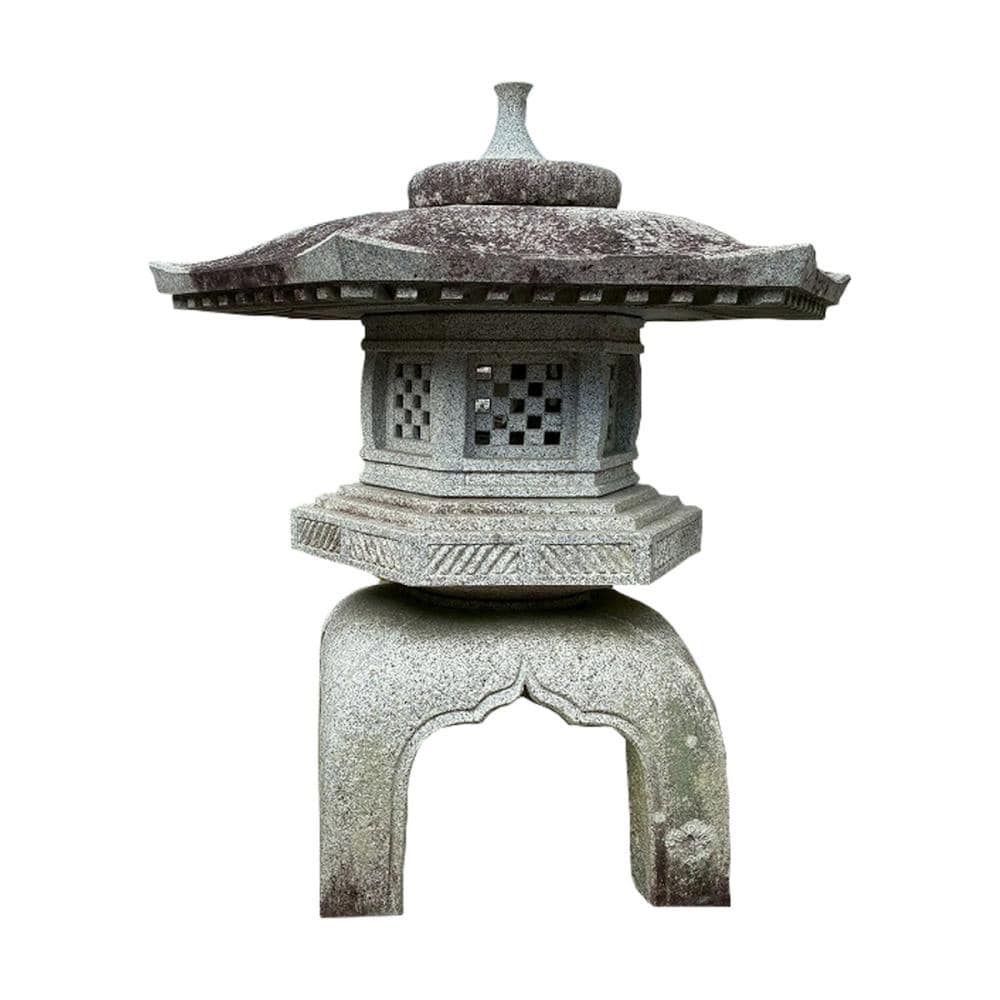 大光産業　灯篭　岡崎灯篭　夏山石　元禄古代雪見　２．５尺