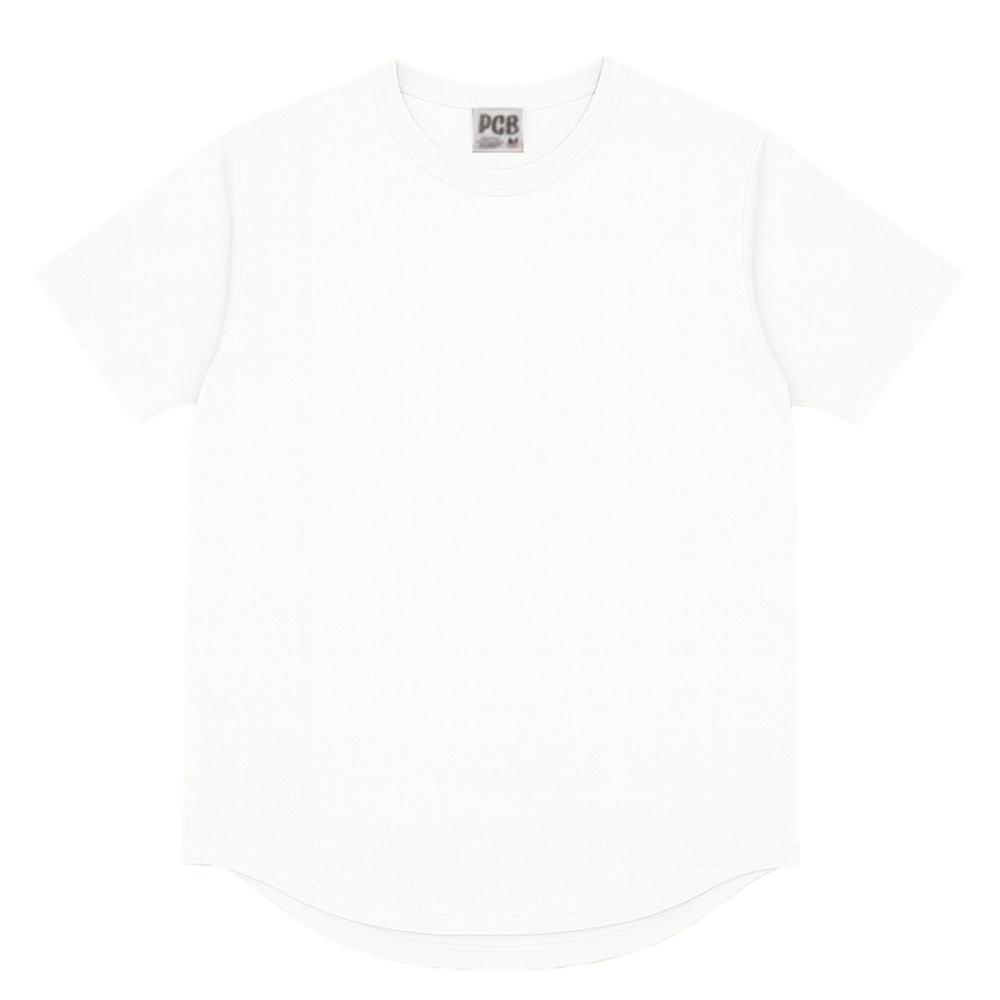 ボクラワークス　レディース　ラウンドヘム半袖Ｔシャツ　ホワイト　Ｌ　１０１１８