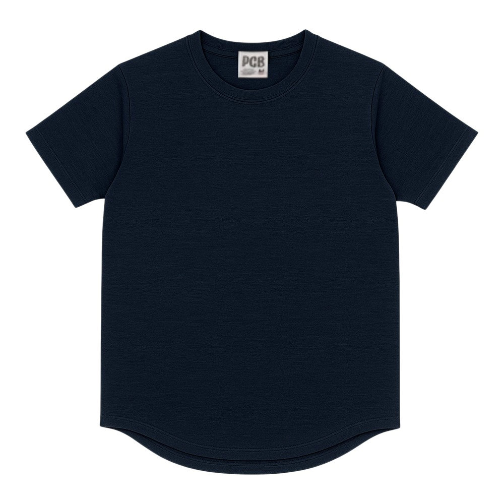 ボクラワークス　レディース　ラウンドヘム半袖Ｔシャツ　ネイビー　Ｍ　１０１１８