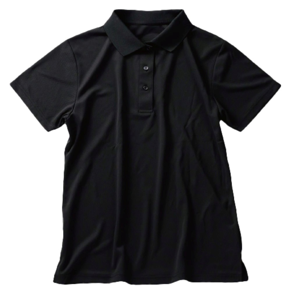ボクラワークス　レディース　汗染み防止半袖ポロシャツ　ブラック　Ｍ　１０１０９