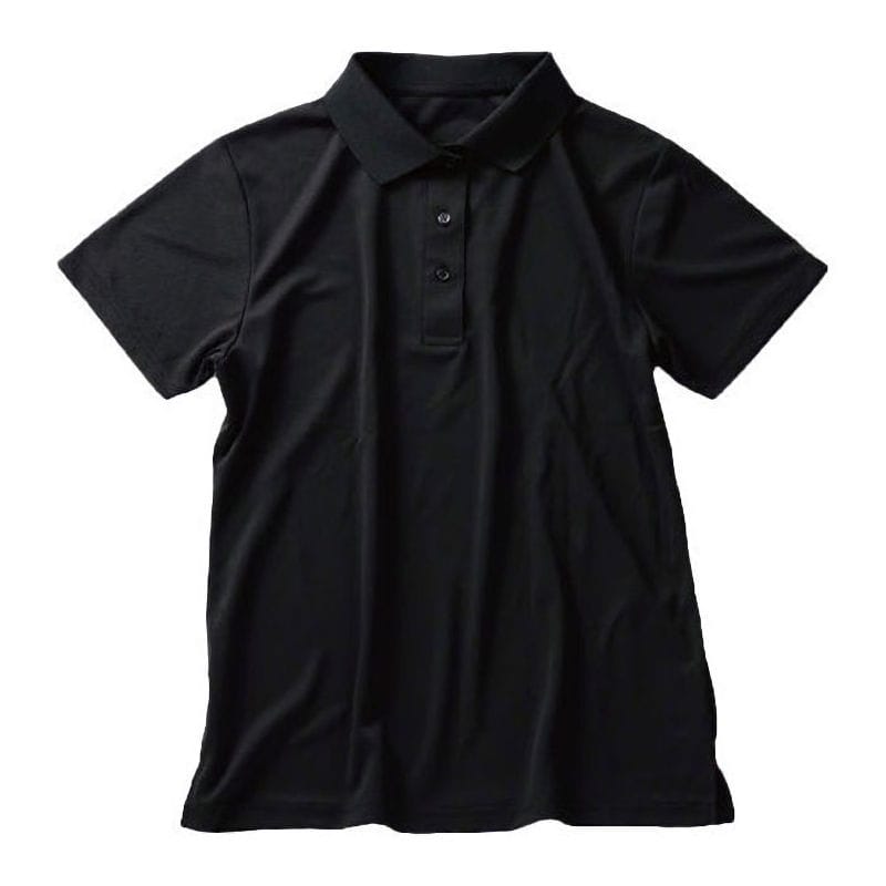 ボクラワークス　レディース　汗染み防止半袖ポロシャツ　ブラック　ＬＬ　１０１０９