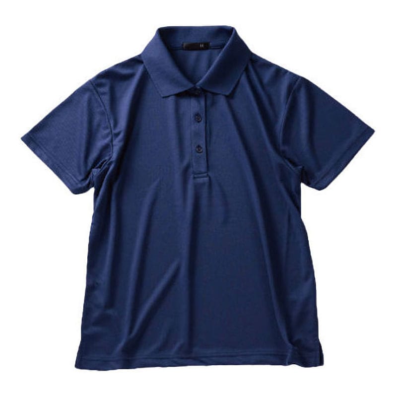 ボクラワークス　レディース　汗染み防止半袖ポロシャツ　ネイビー　ＬＬ　１０１０９