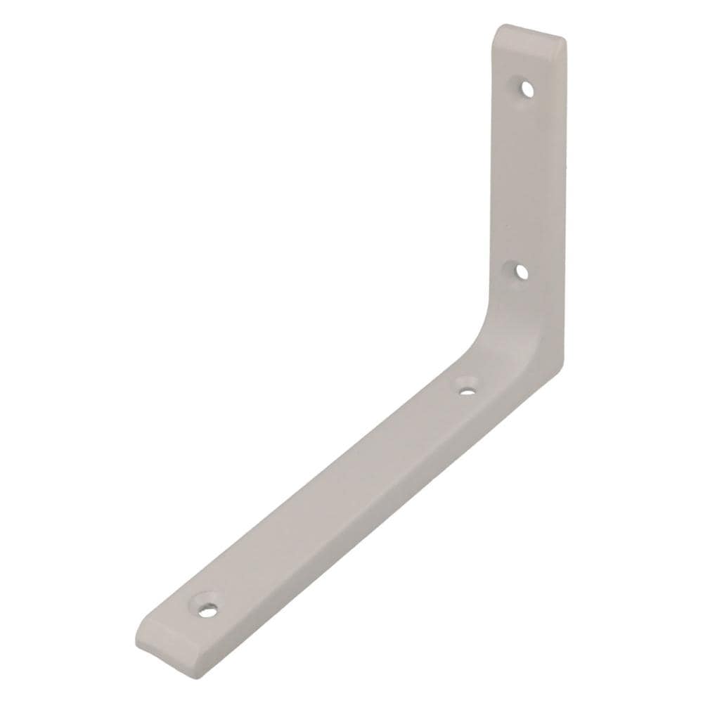 八幡ねじ　アルミ棚受　マットホワイト　１００×１５０