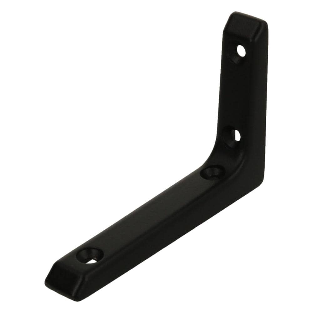 八幡ねじ　アルミ棚受　マットブラック　６５×１００