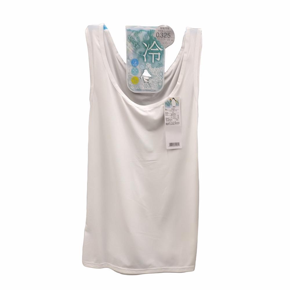 接触冷感　タンクトップ　ホワイト　Ｌ