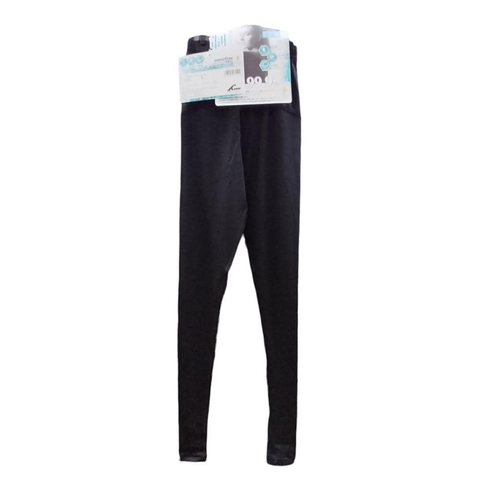 レディース　スパッツ　ナノファイン制菌加工　ＵＶカット　コンプレッション　ブラック　Ｌ