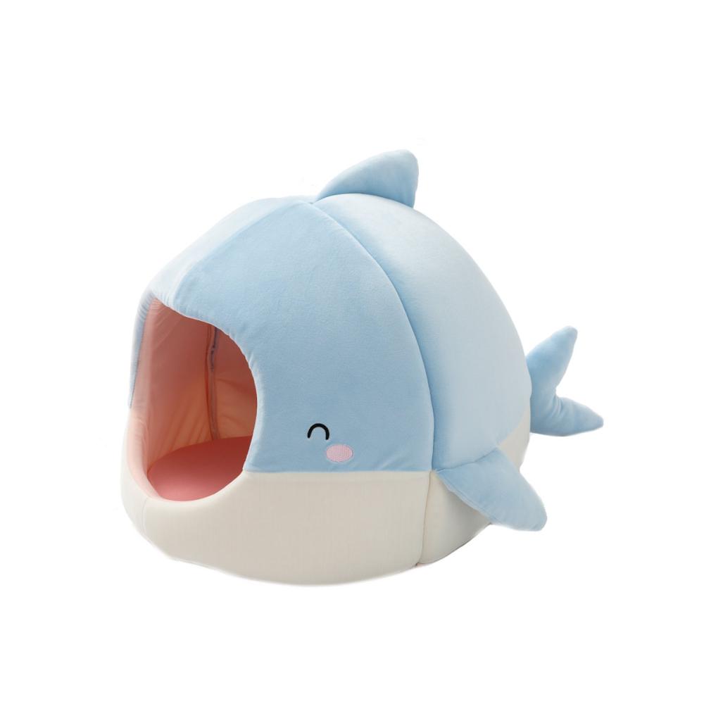 Ｐｅｔａｍｉ　ペットベッド　ひんやりドーム　イルカ