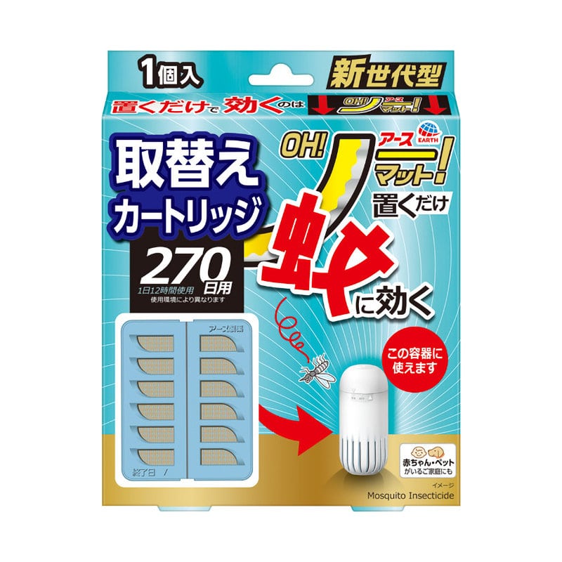 アース製薬　アースＯＨ！ノーマット　２７０日用　取替えカートリッジ