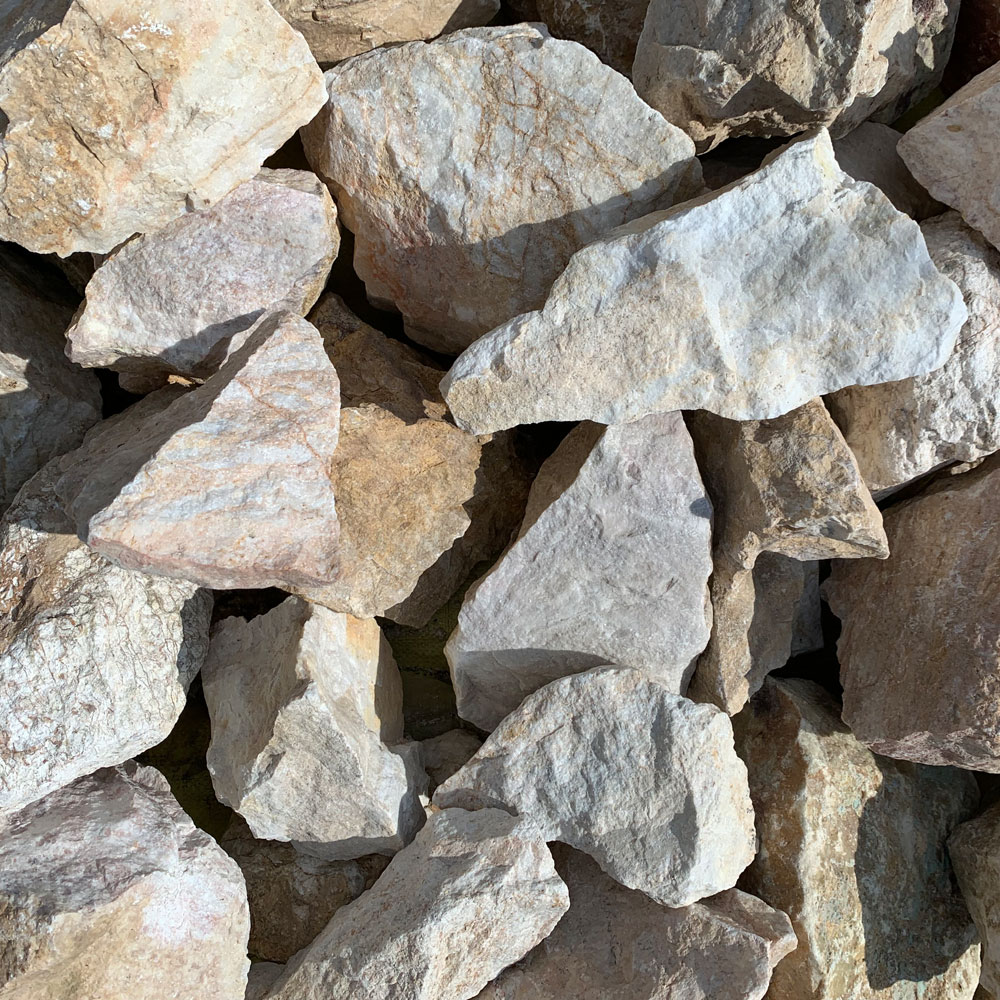 大光産業（ＴＡＩＫＯＨ）　マーブルイエローゴロタ　９０－１２０ｍｍ　２０ｋｇ