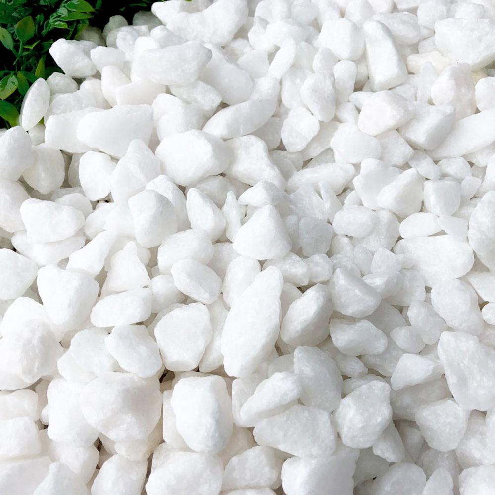 大光産業（ＴＡＩＫＯＨ）　クリスタルホワイト　クラッシュ　８分　２０－３０ｍｍ　１０ｋｇ