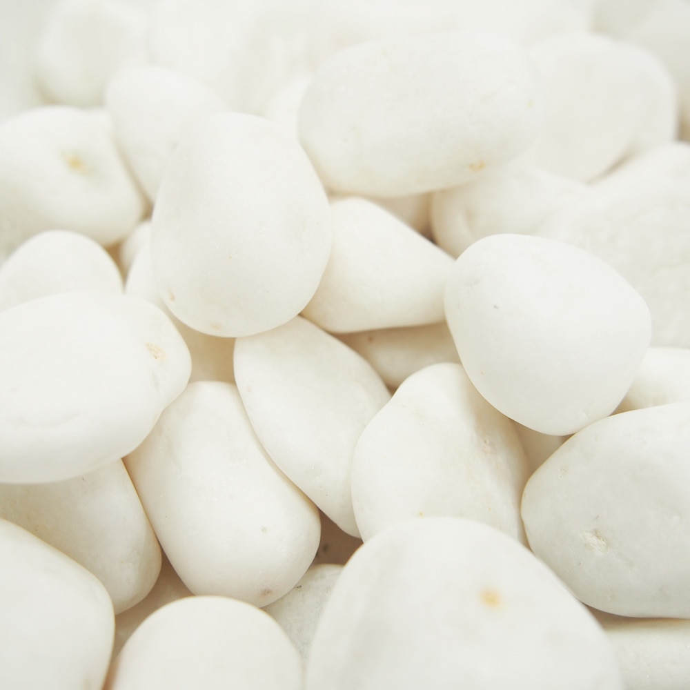 大光産業（ＴＡＩＫＯＨ）　高級白玉石　白仙　１寸　２５－３０ｍｍ　１０ｋｇ