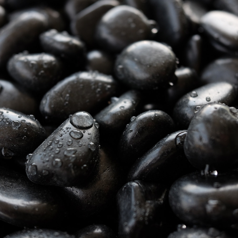 大光産業（ＴＡＩＫＯＨ）　高級黒玉石　黒光石　５分　１６－２２ｍｍ　１０ｋｇ