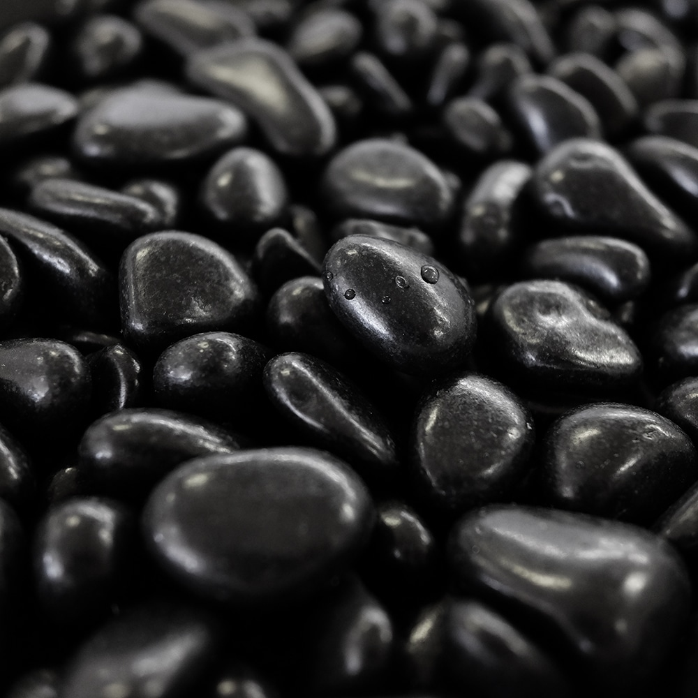 大光産業（ＴＡＩＫＯＨ）　高級黒玉石　黒光石　３分　１２－１６ｍｍ　１０ｋｇ