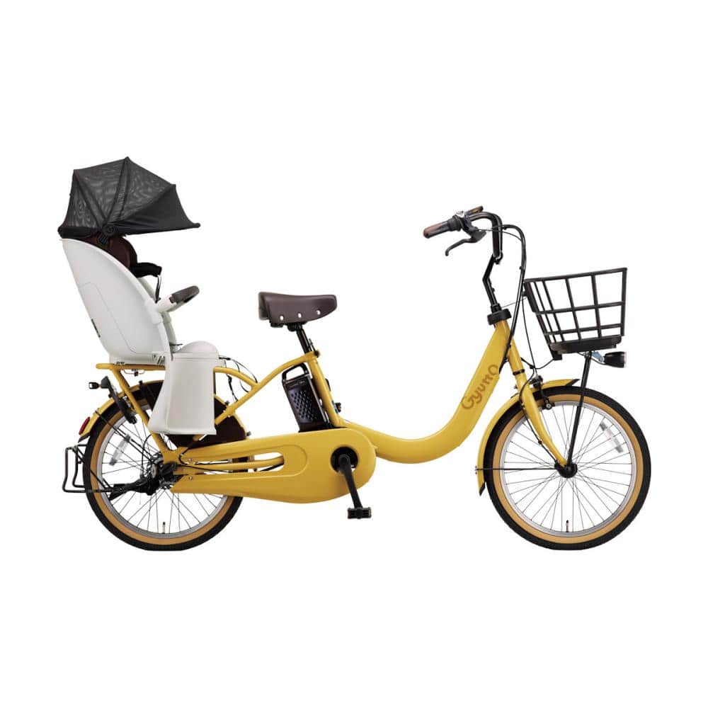 パナソニック　電動アシスト自転車　ギュットクルームＲ・ＤＸ　２０インチ　ミュートイエロー　Ｐ２６