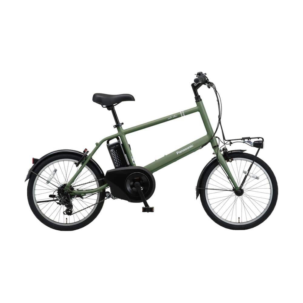 パナソニック　電動アシスト自転車　ベロスターミニ　２０インチ　マットオリーブ　Ｐ２５