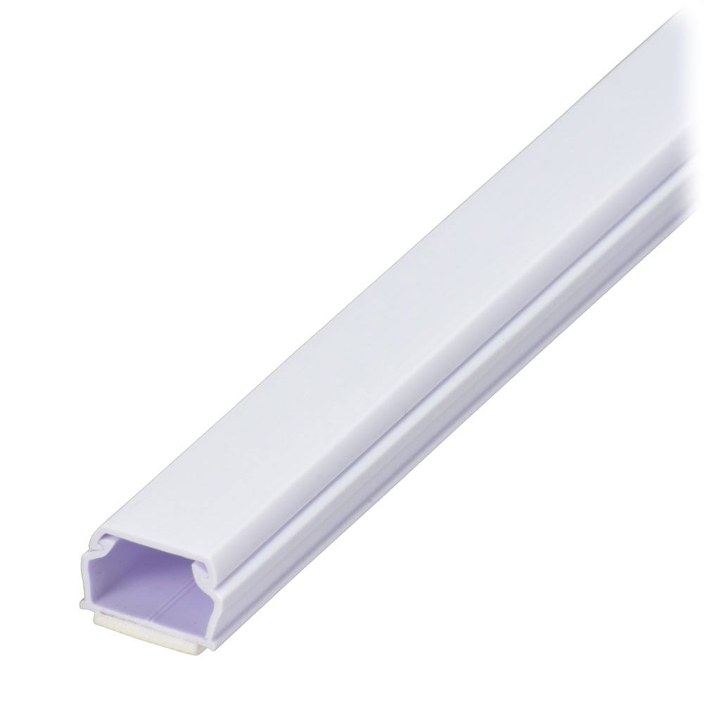 オーム電機　テープ付ＡＢＳモール　１号　９１ｃｍ　白