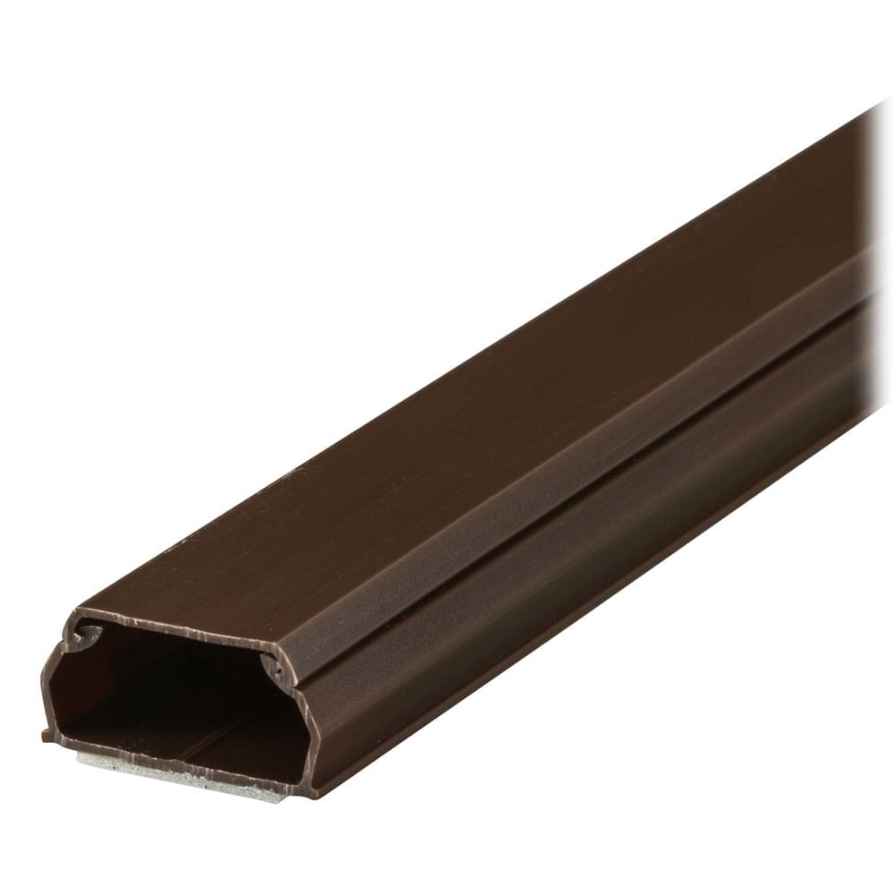 オーム電機　テープ付ＡＢＳモール　３号　９１ｃｍ　チョコ