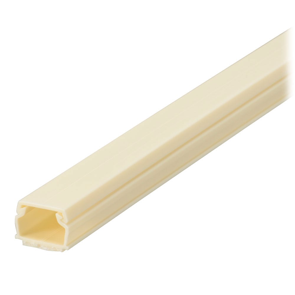 オーム電機　テープ付モール　１号　９１ｃｍ　ミルキー　１０本入り