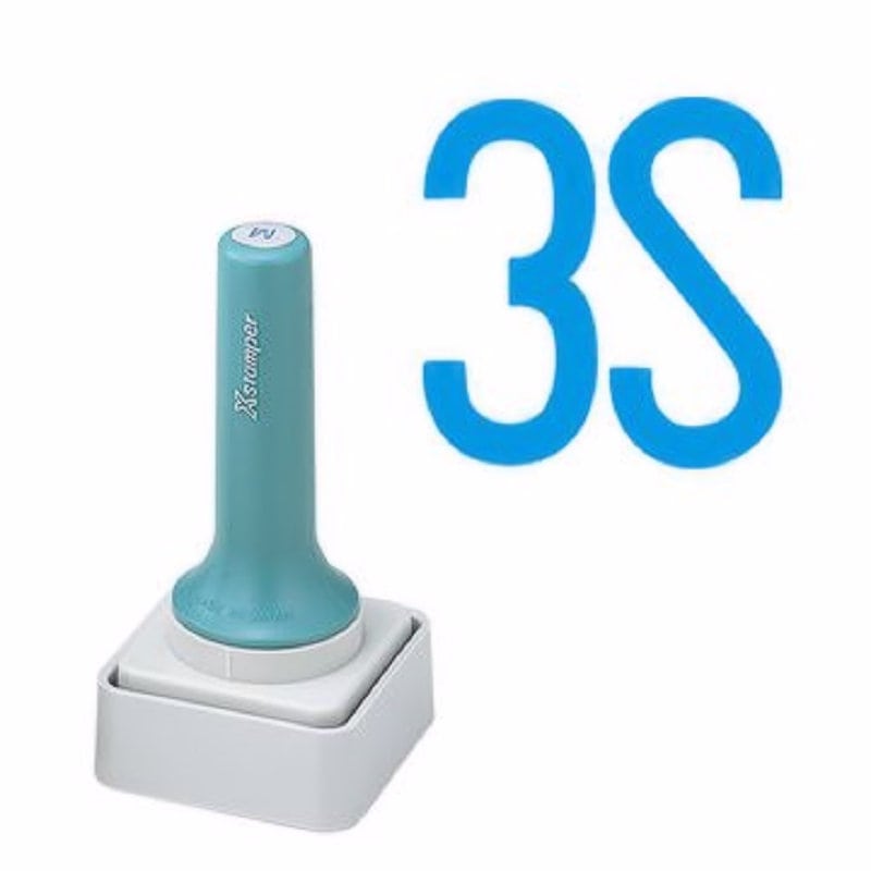 シヤチハタ　等級表示印　３Ｓ　特角５０