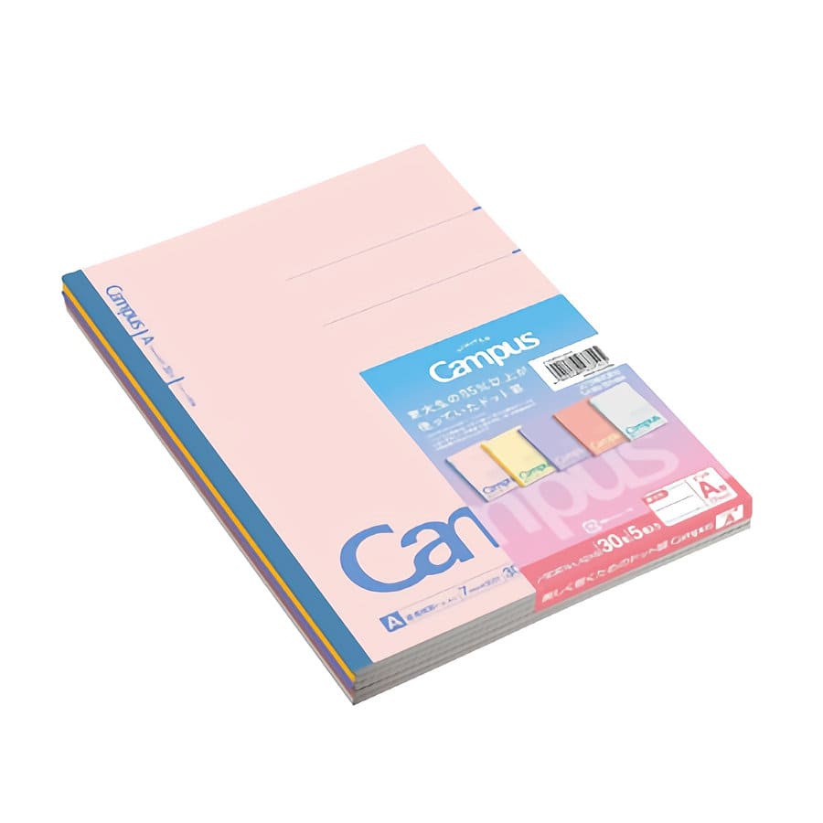 コクヨ　限定キャンパスノートＰ＆Ｒ　Ａ罫５Ｐ色