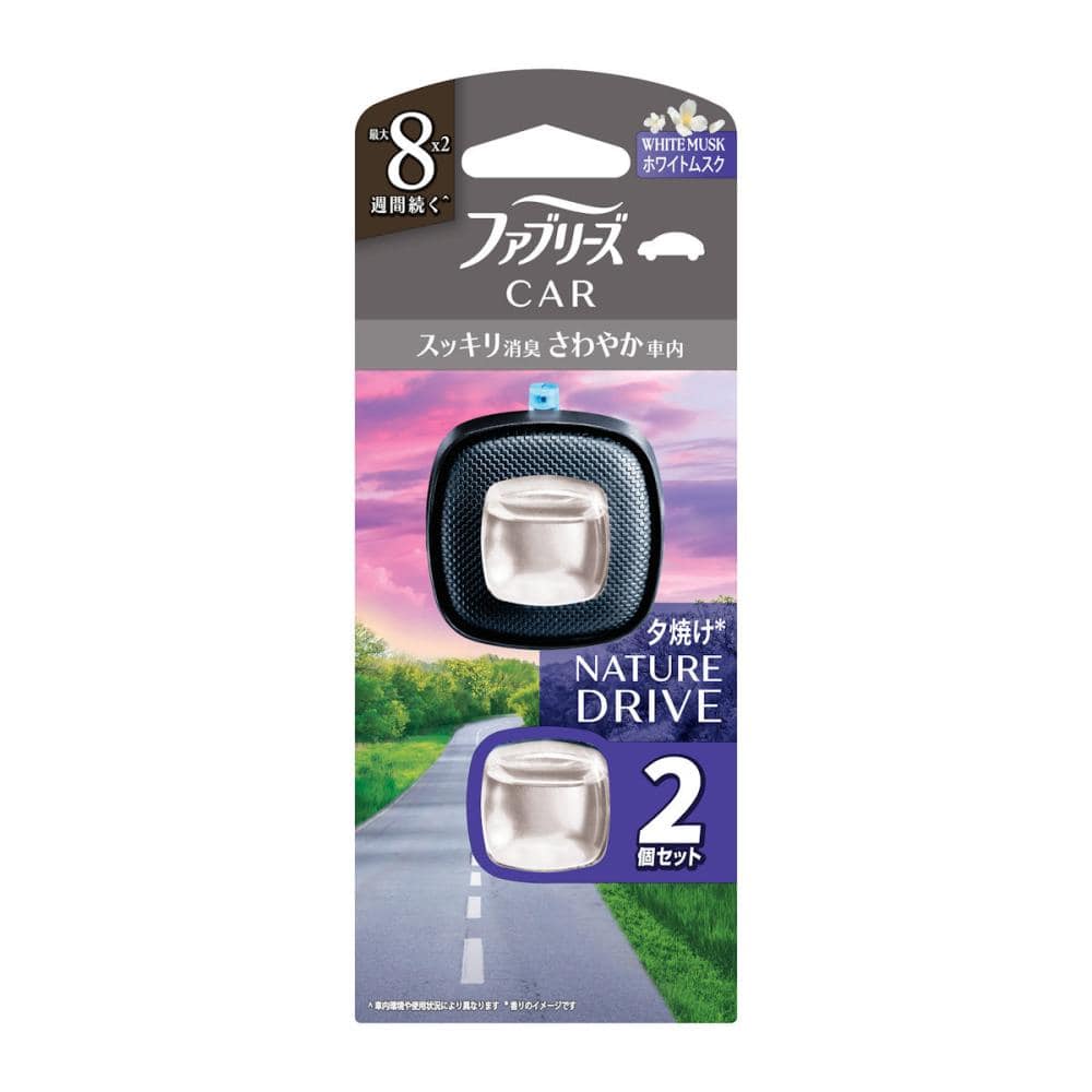 Ｐ＆Ｇ　ファブリーズ　イージークリップ　ドライブシリーズ　ホワイトムスク　２．５ｍＬ　２個入り