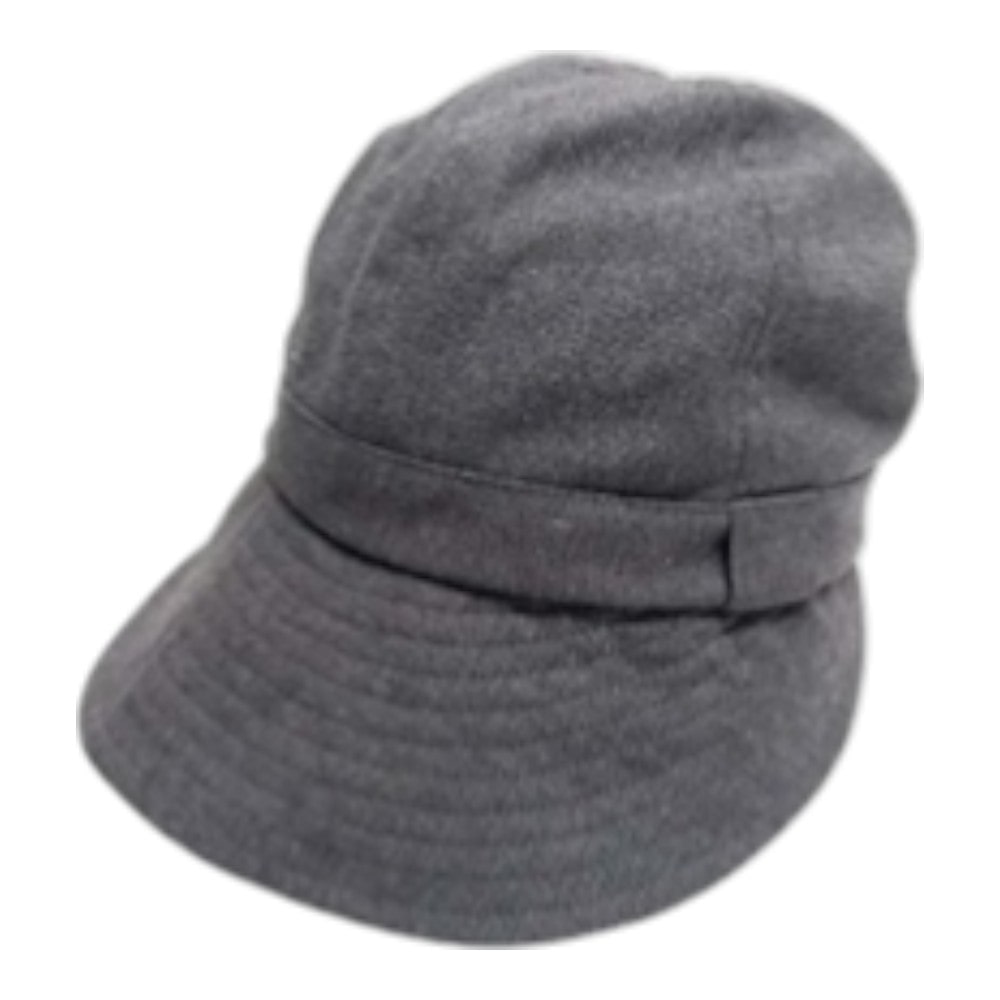 ヒヤロン　婦人帽子　キャスケット　グレー