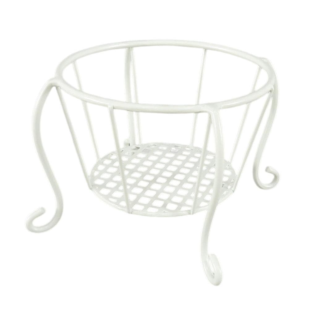 Ｂｒｅｅｚｙ　Ｇｒｅｅｎ　鉢スタンド　１３ｃｍ　小　ホワイト